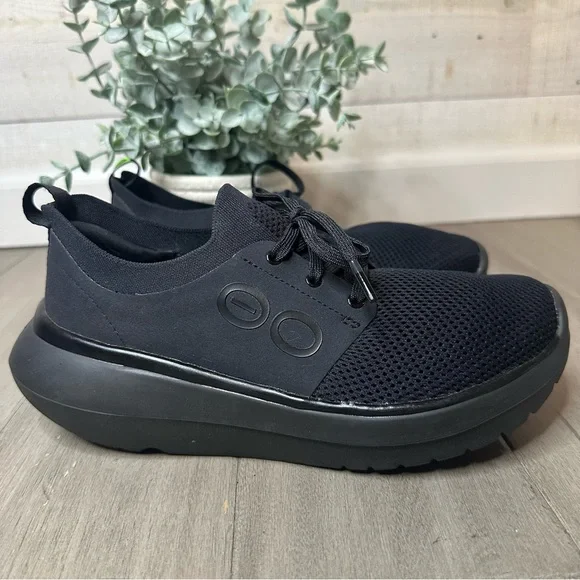 OOFOS Womens Oomy Stride Black Women’s size 7 - Picture 14 of 15